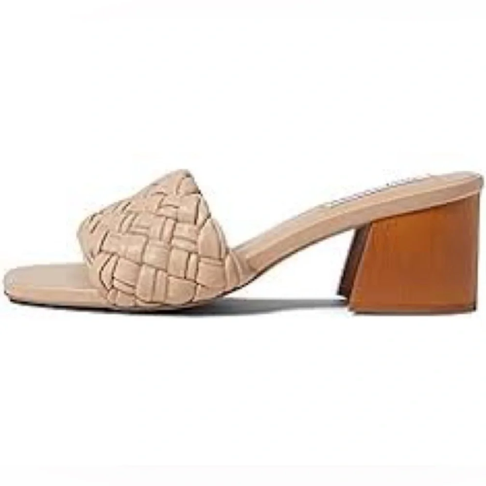 Steve Madden braided slide heels